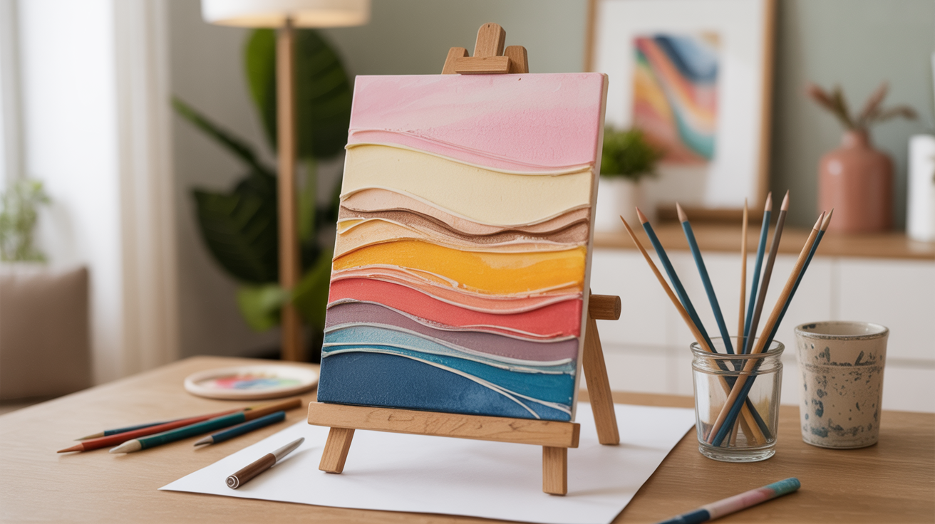 9. Abstract Layered Art