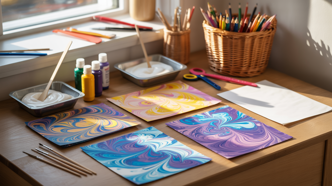 Marble Paper Art