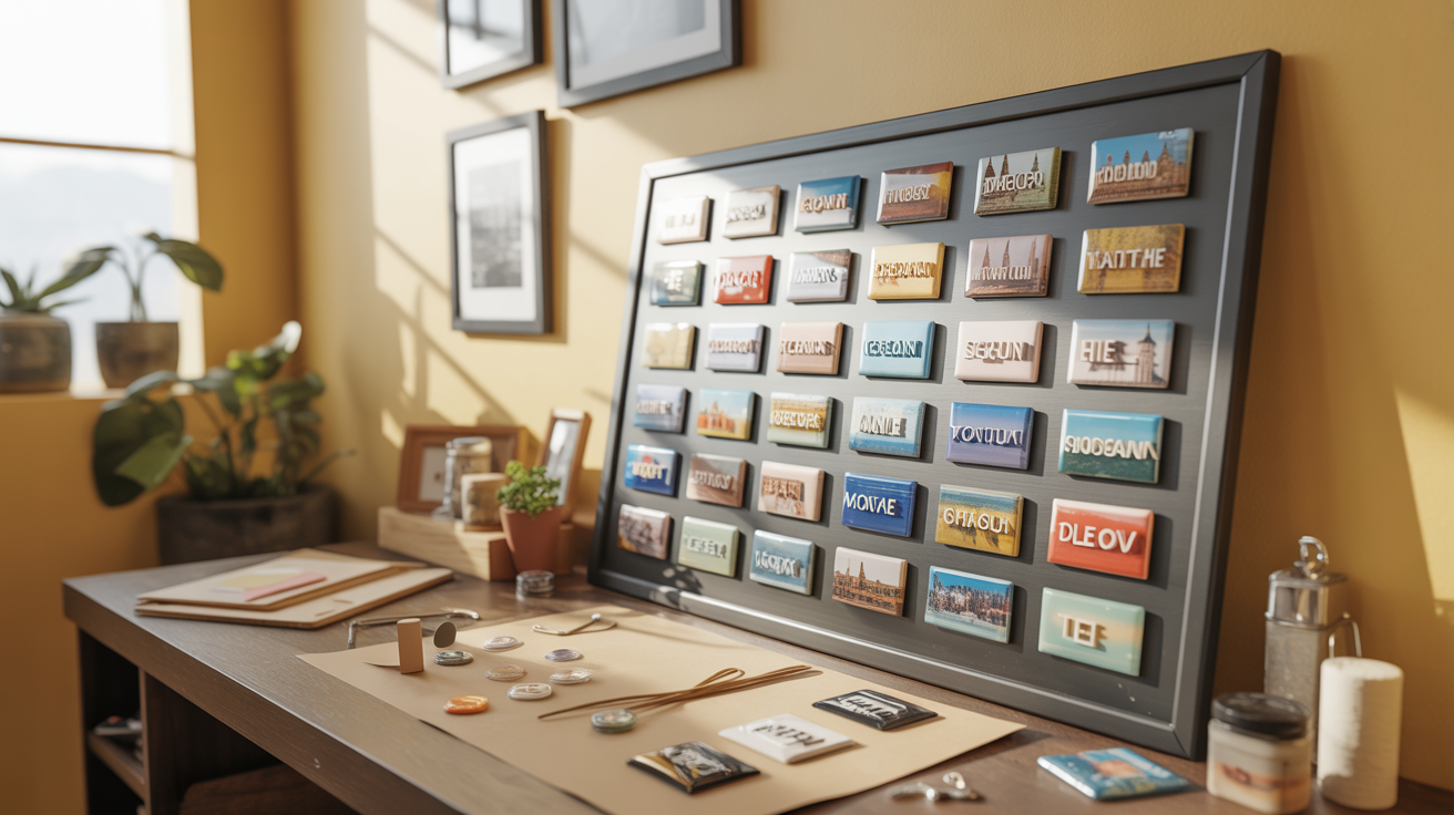 Travel Magnet Display Board
