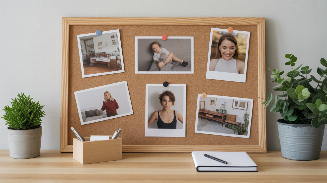 Photo Display Magnetic Board