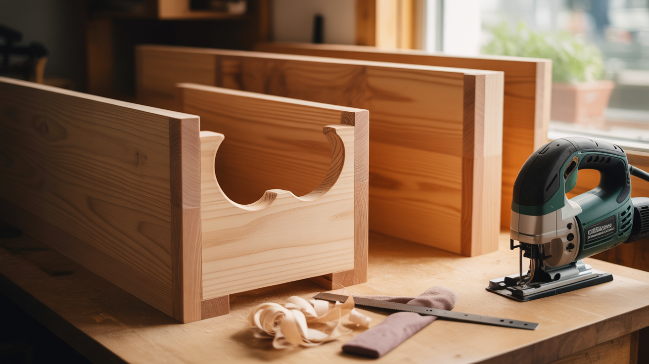 Step 1: Cut and Curve Side Boards