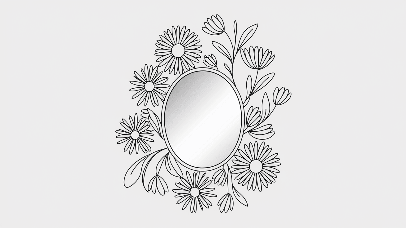 3. Floral Frame Borders