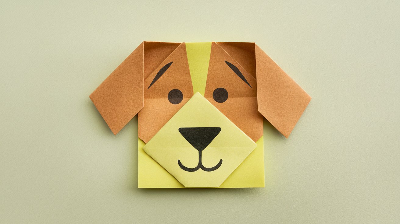 15. Sticky Note Dog Face