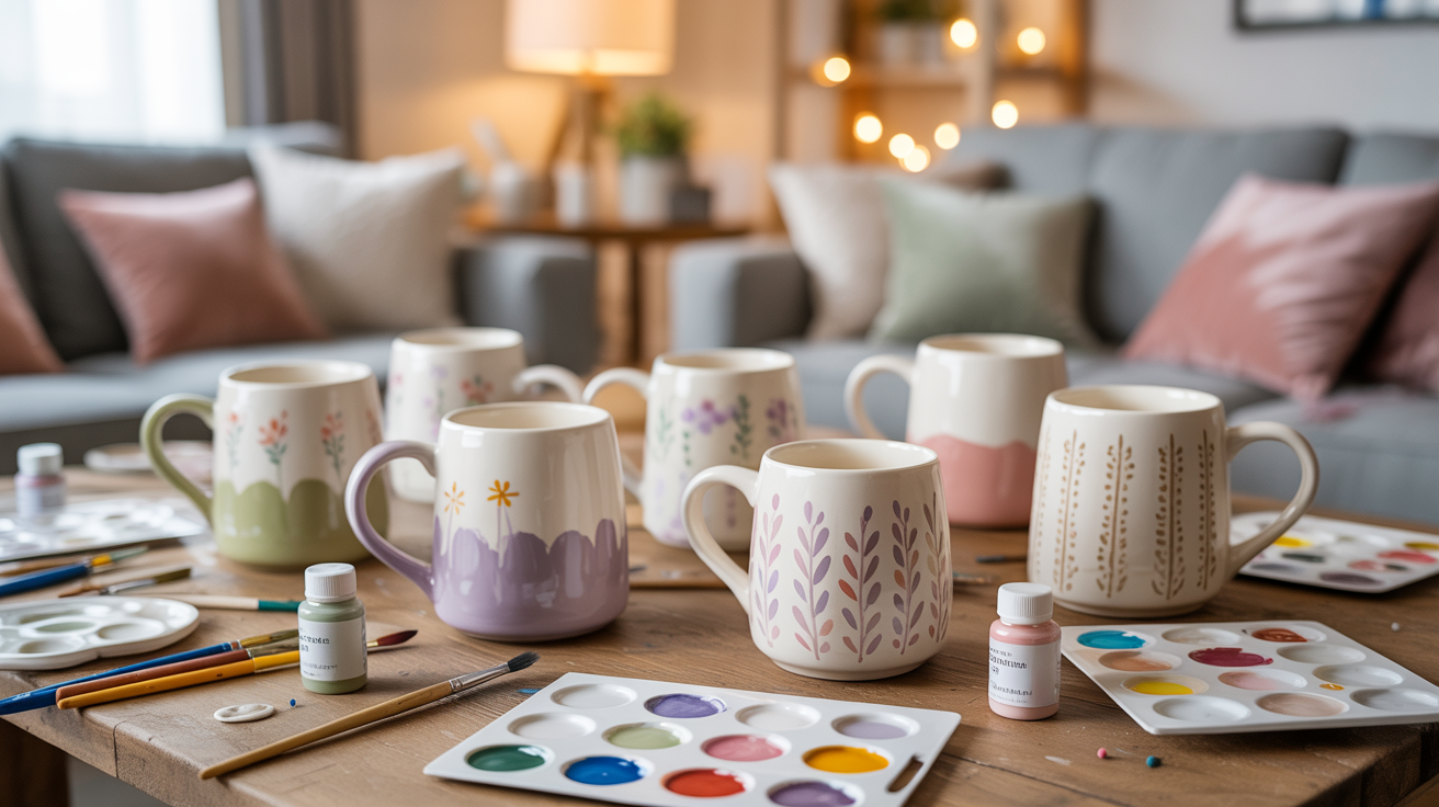 Hand-Painted Mugs (Personal and Practical)