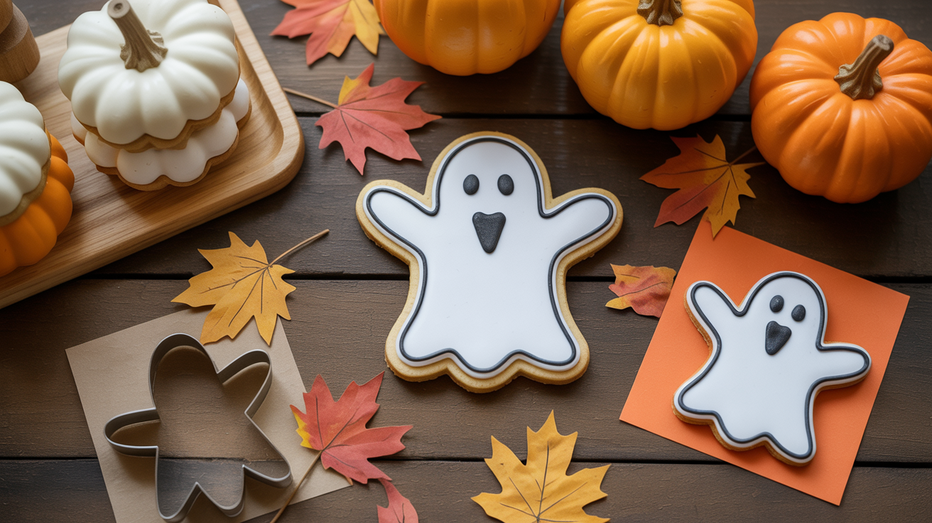 12. Ghost Cookie Cutter Stamping