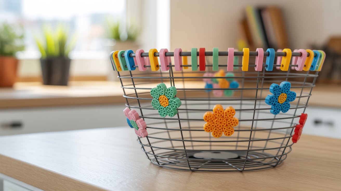 3. Patterned Wire Baskets