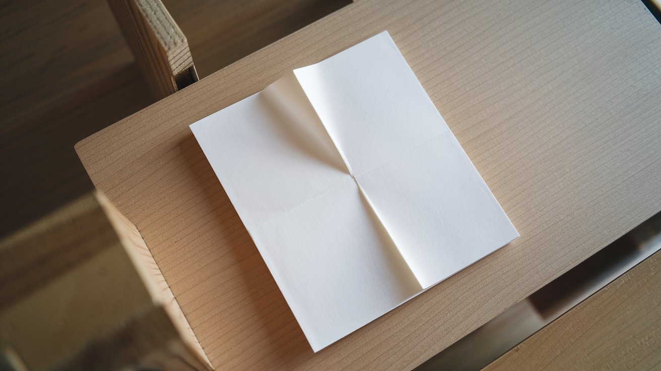Step 1: Fold the Paper Lengthwise