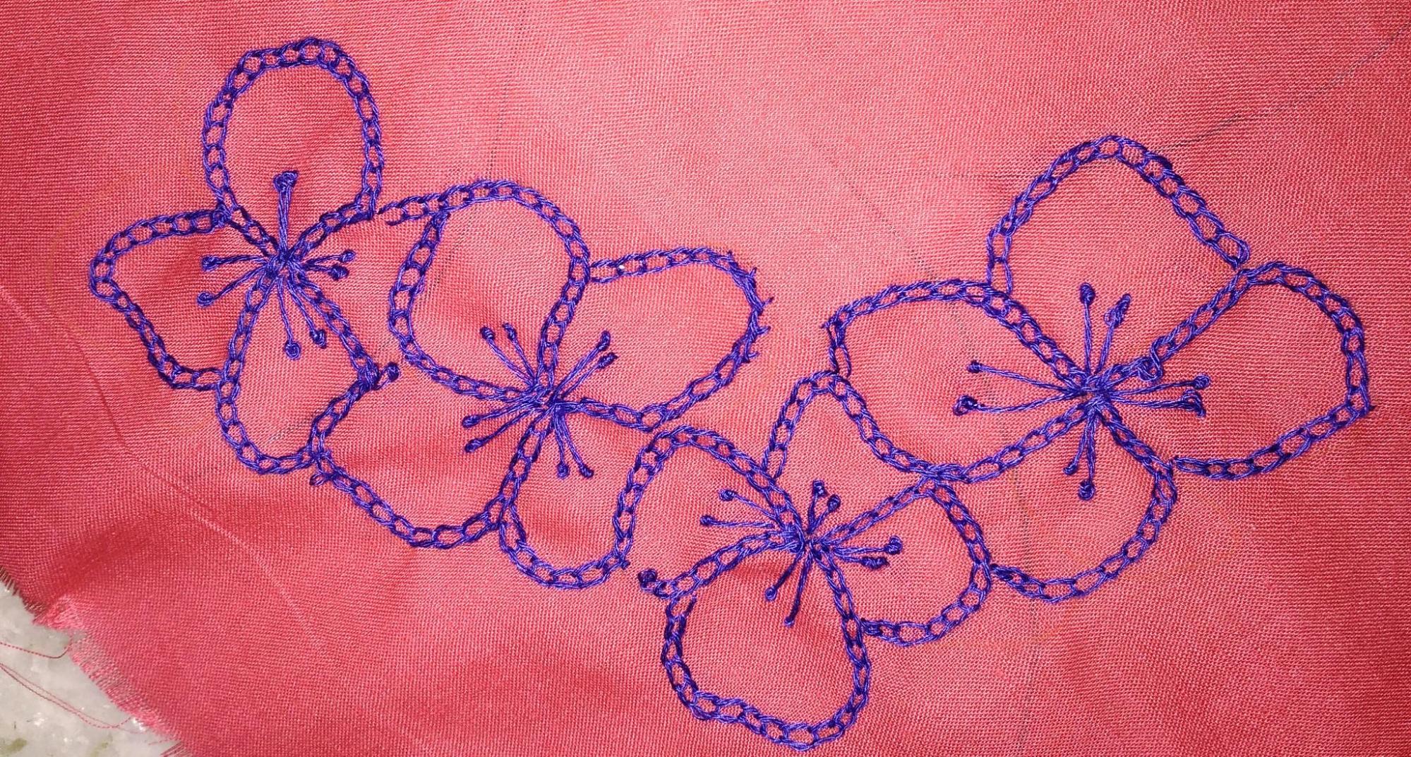 3. Open Chain Stitch (Ladder Stitch)