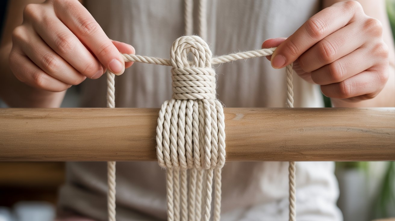 Lark's Head Knot (Starting Knot)