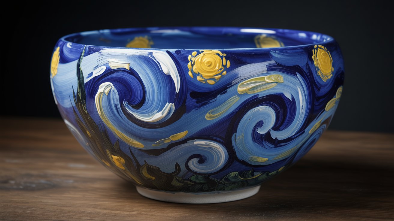 Starry Night Sky Inspired by Vincent van Gogh
