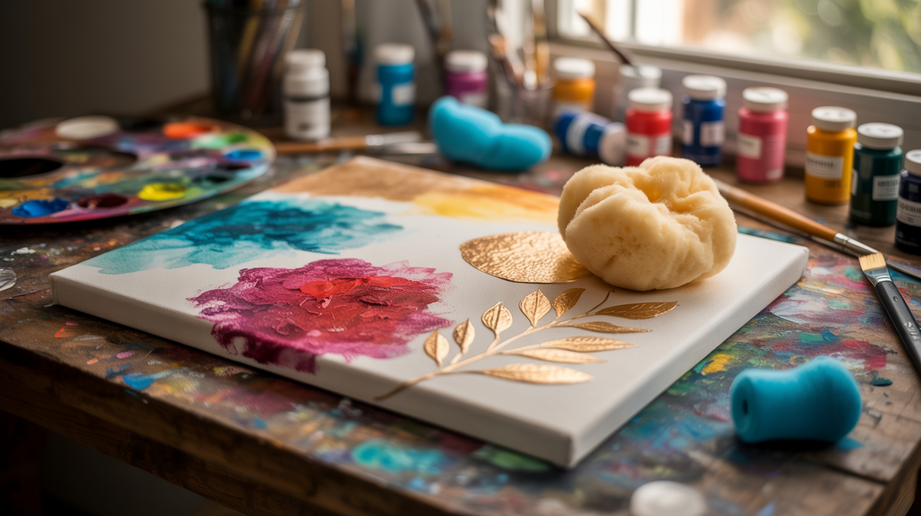 14. Sponge Painting Textures