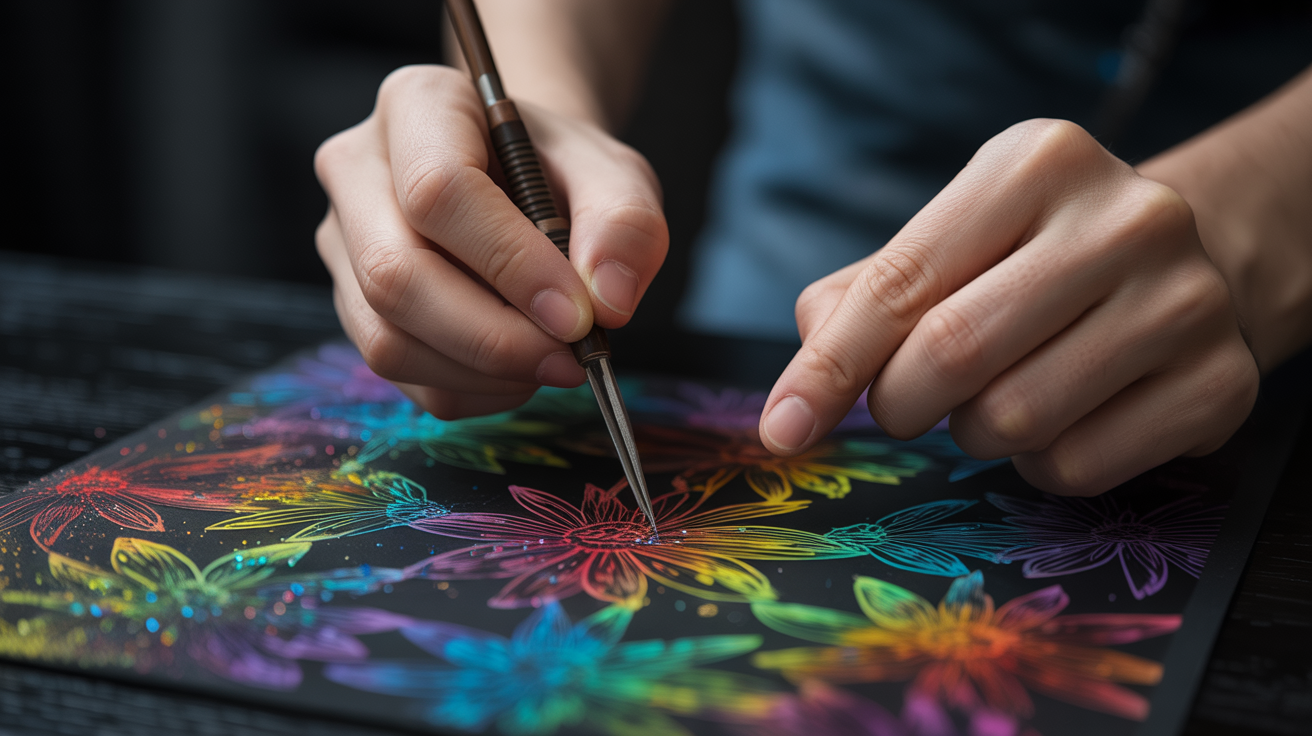 15. Scratch Art Designs