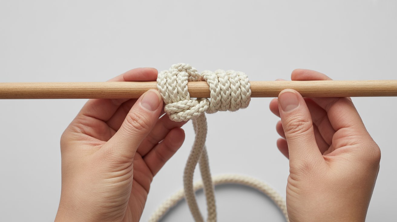 Reverse Lark's Head Knot