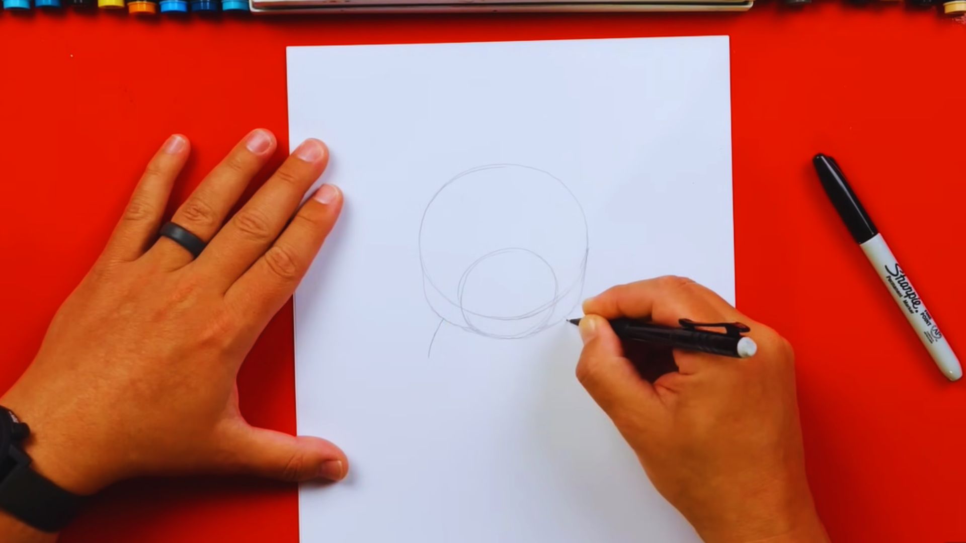 Step-by-step guide illustrating how to draw a face, featuring key stages and techniques for beginners.