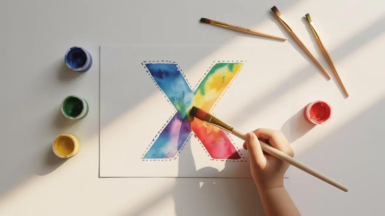 Secret Letter Painting