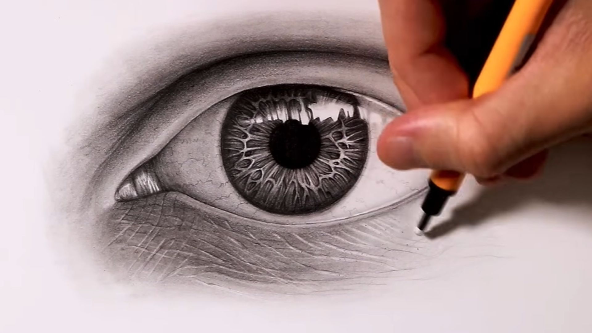 Step-by-step guide on drawing realistic eyes, showcasing techniques and tips for achieving lifelike details.
