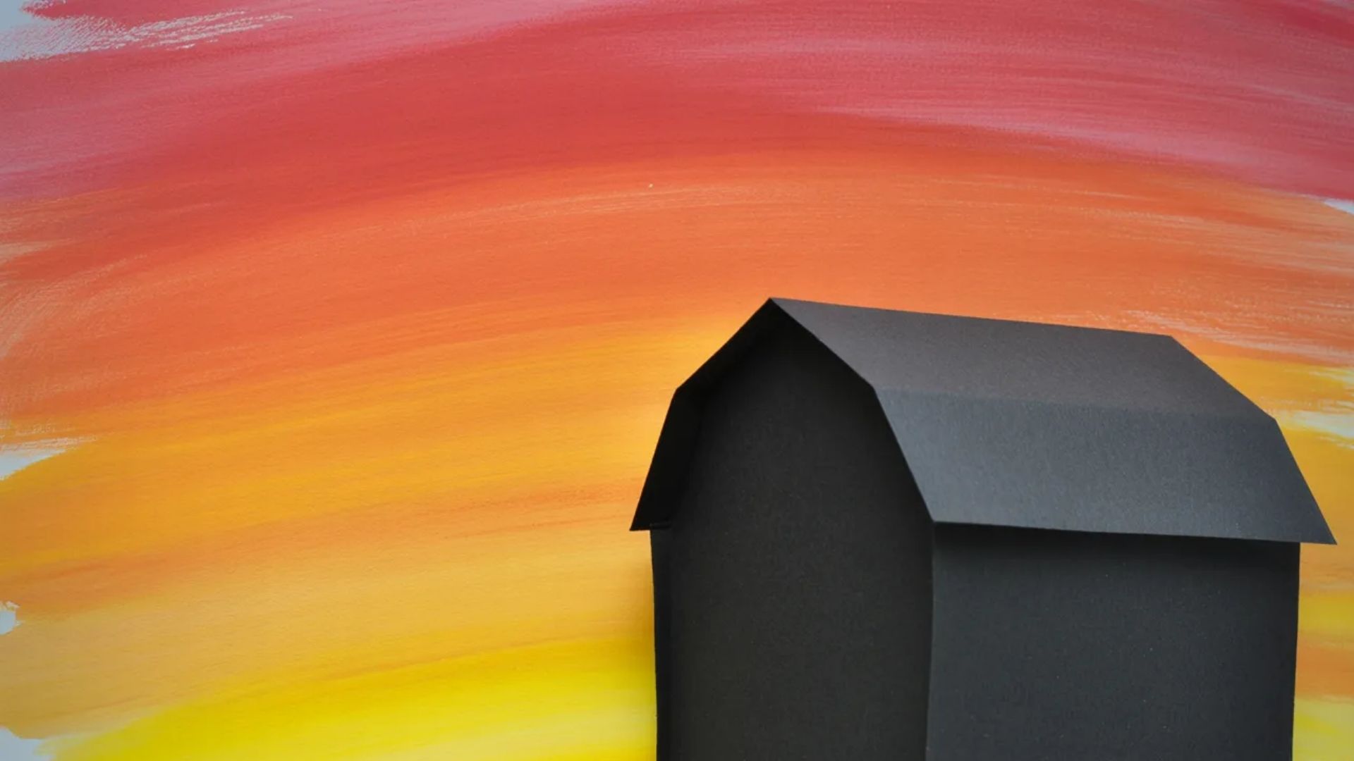 Barn Silhouette Sunset