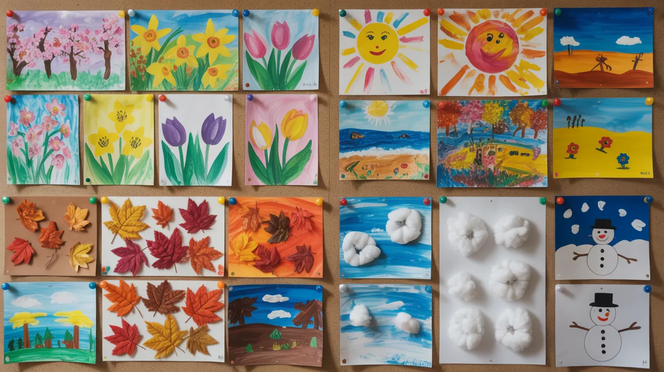 A wall adorned with a diverse collection of art pieces showcasing various styles and mediums.