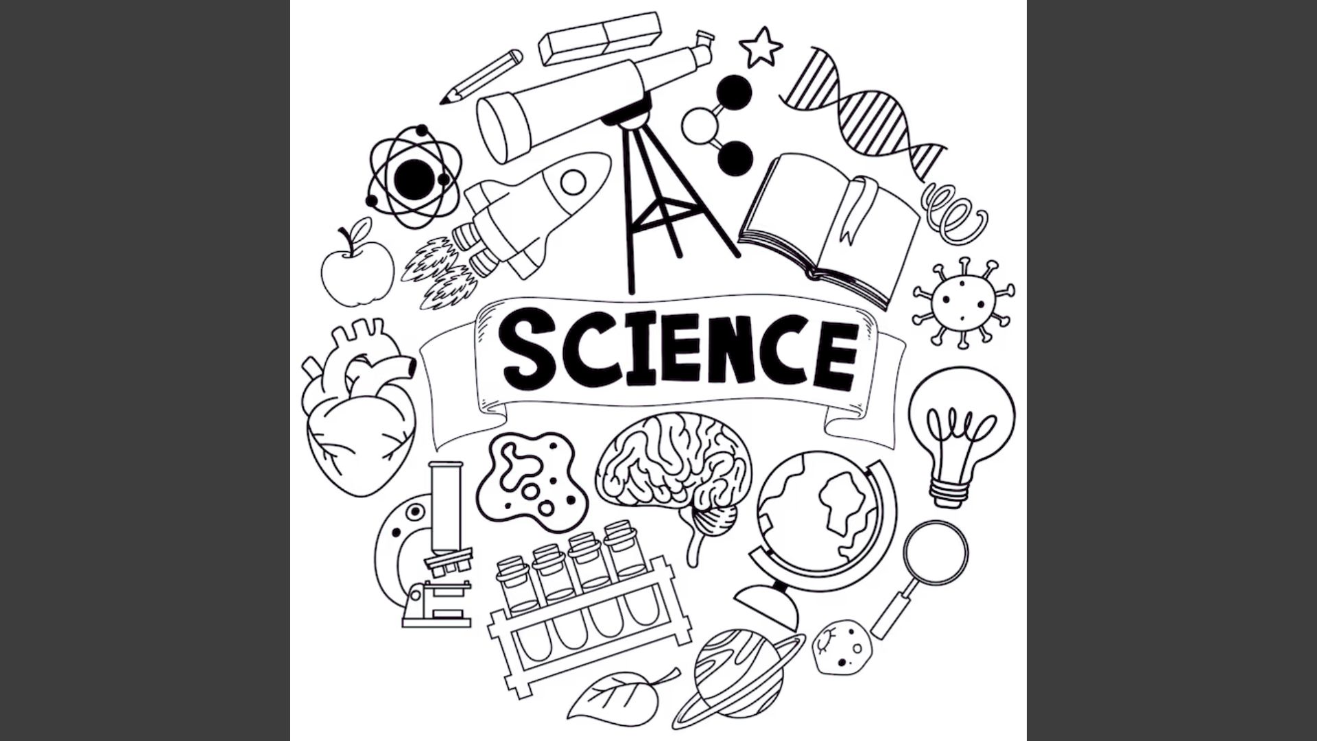 Science Doodle Poster