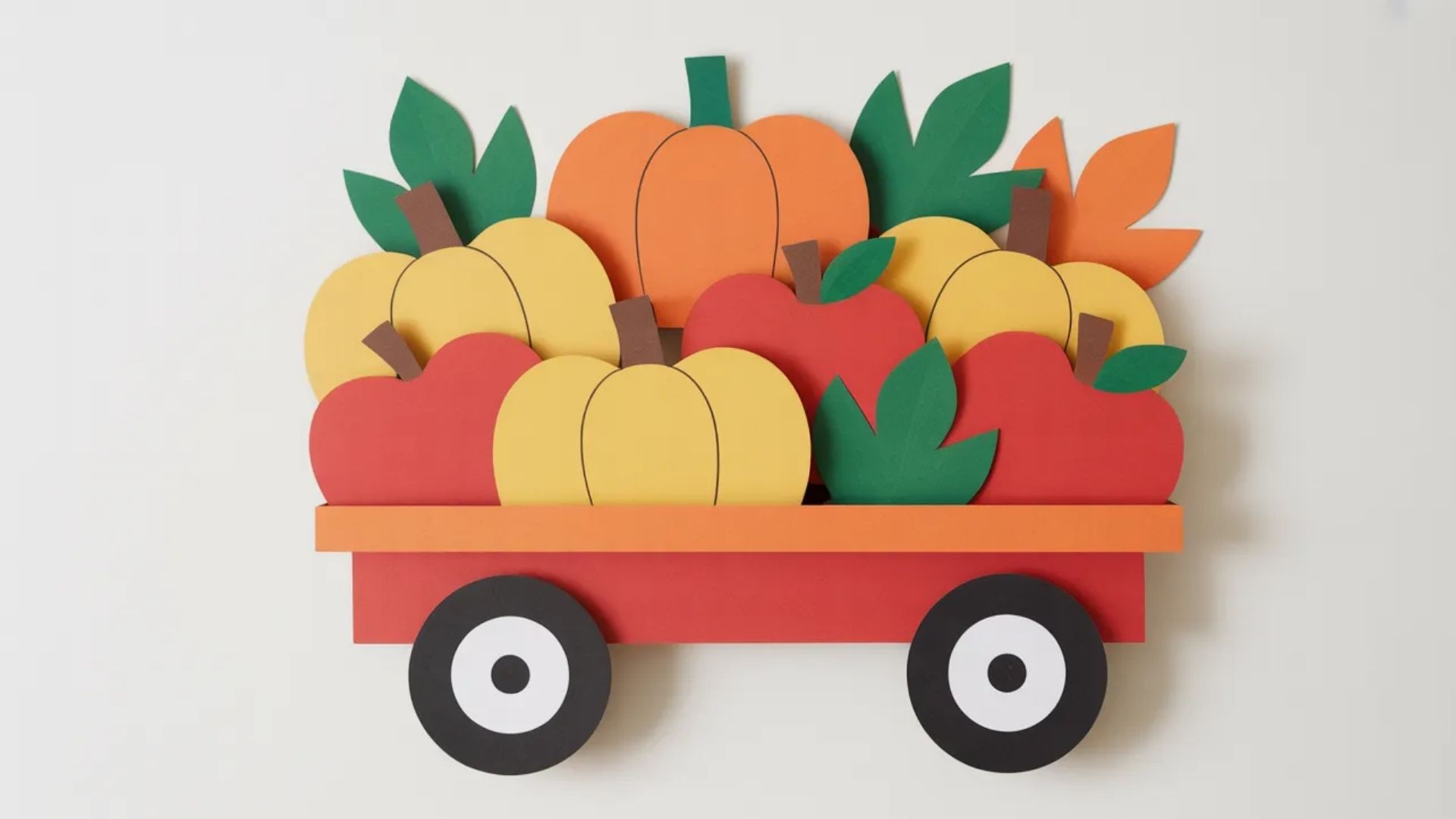 Wagon Harvest Scene