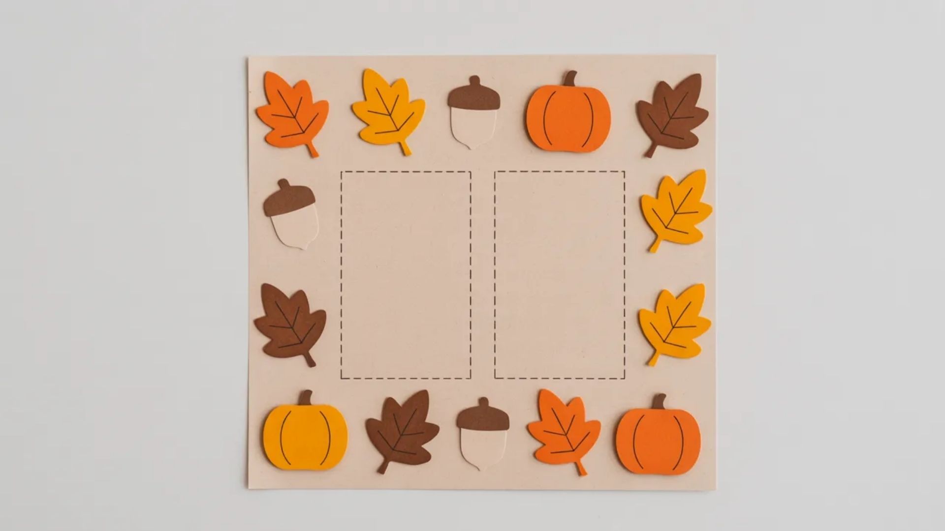 Autumn Memory Scrap Page