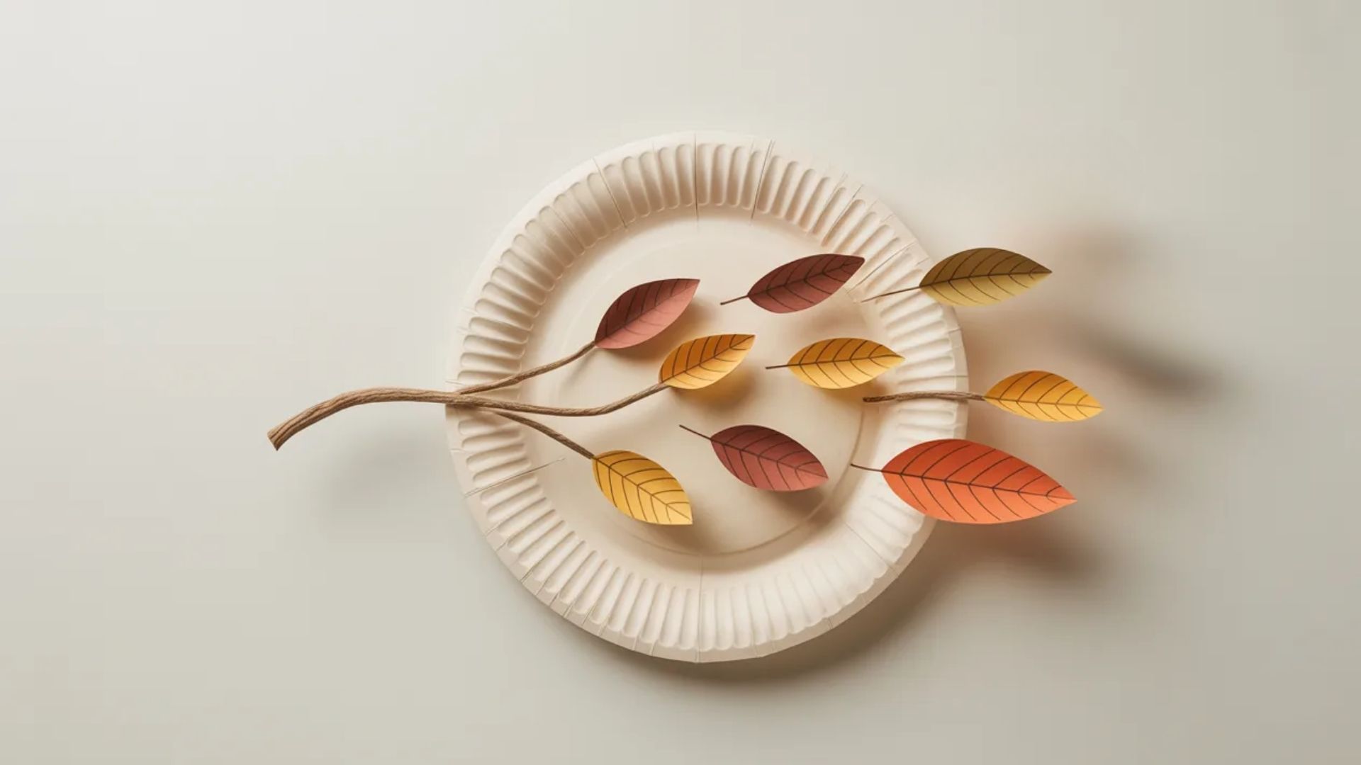 Paper Plate Windy Day Craft