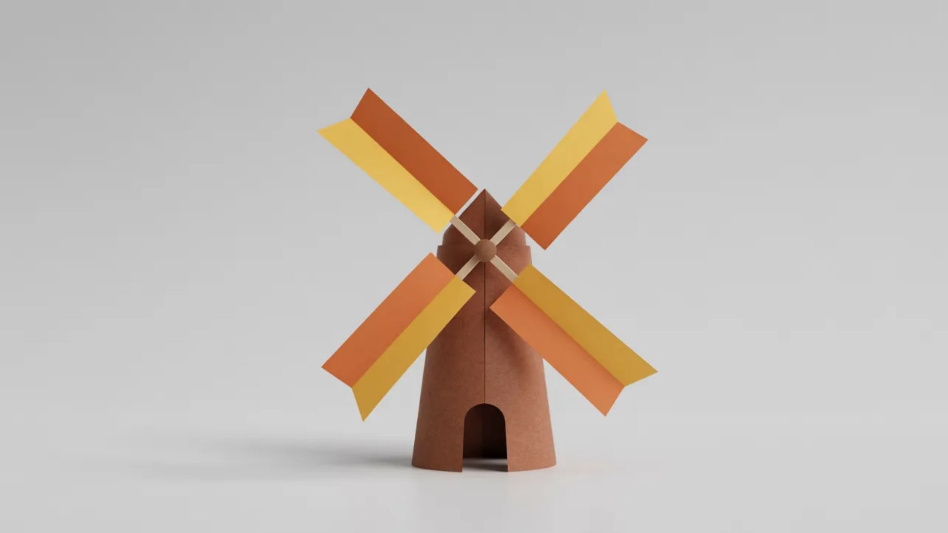 Movable Paper Windmill