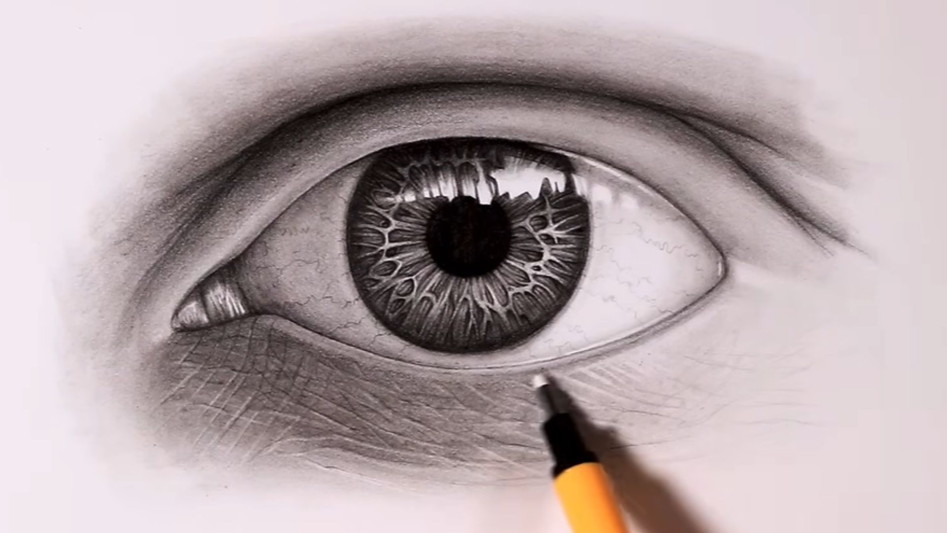 Step-by-step guide on drawing realistic eyes, showcasing techniques and tips for achieving lifelike details.
