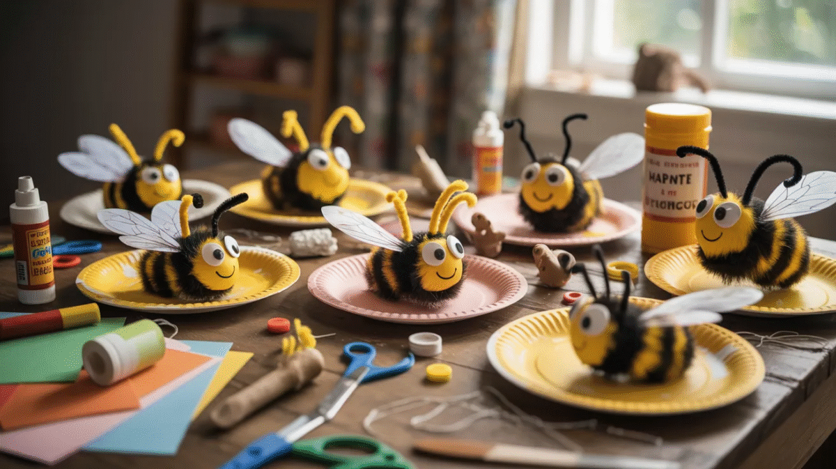 Bee Ware Projects Example 27 Bee Crafts for Kids: Cute & Creative Projects - TheMasterCraft