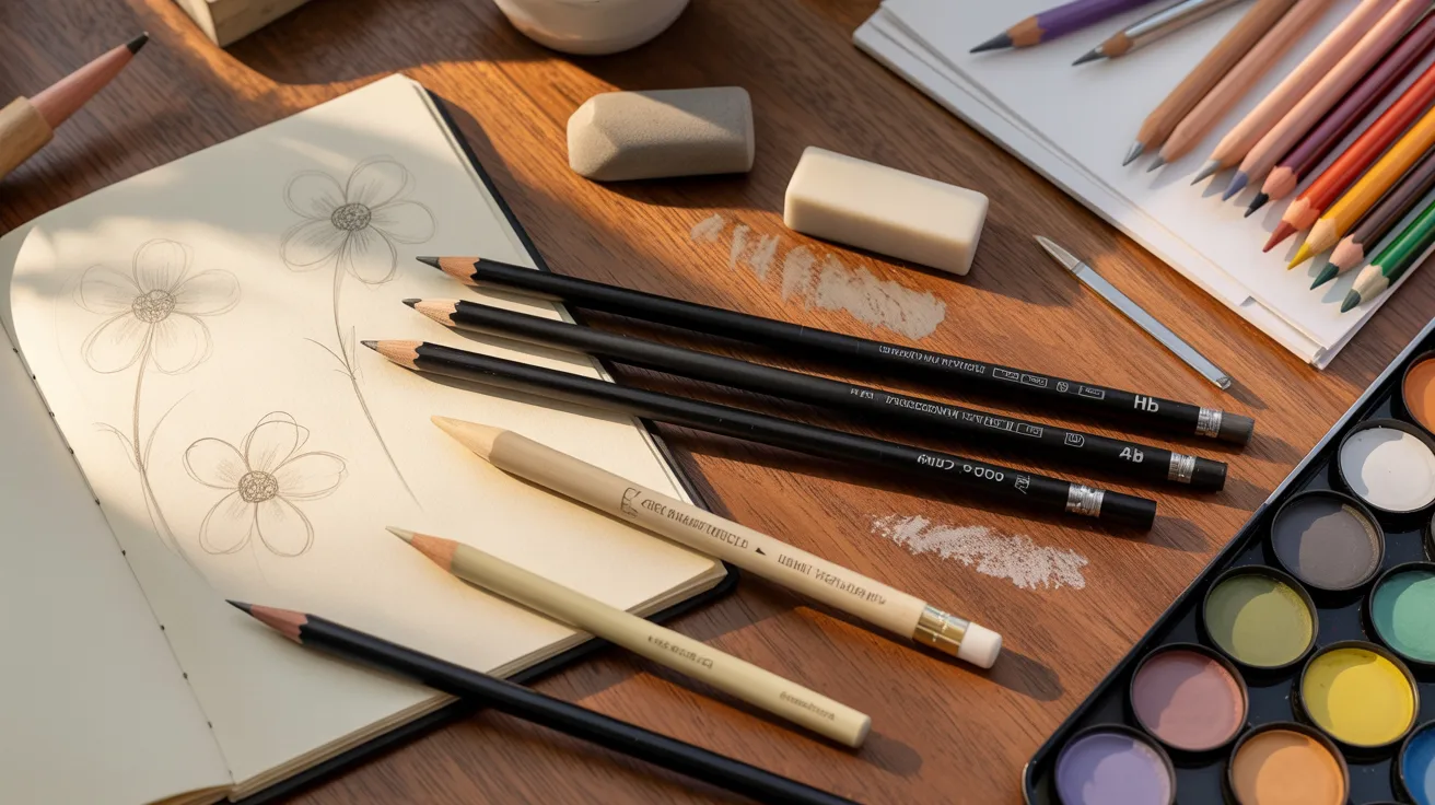 Materials Needed for Realistic Flower Drawing