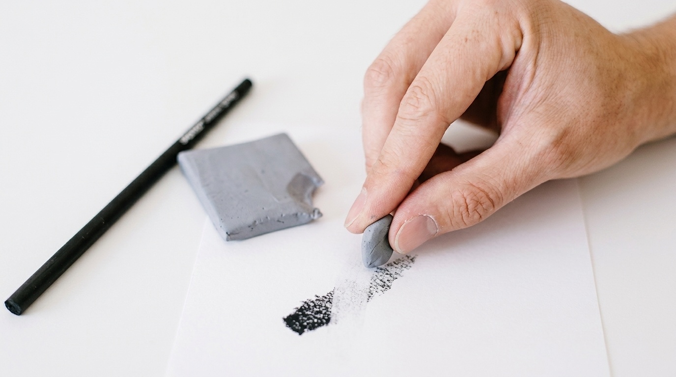 image showing eraser and blending tool.