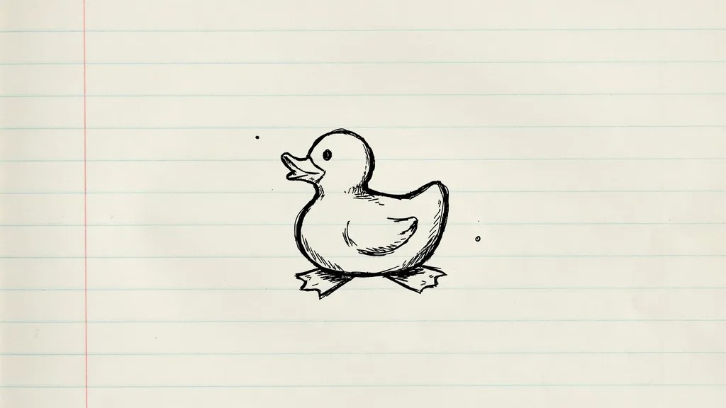 Rubber duck doodle