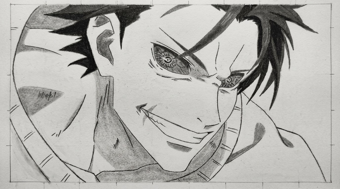 anime drawing by an advanced artist.