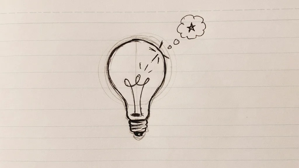 Light bulb doodle