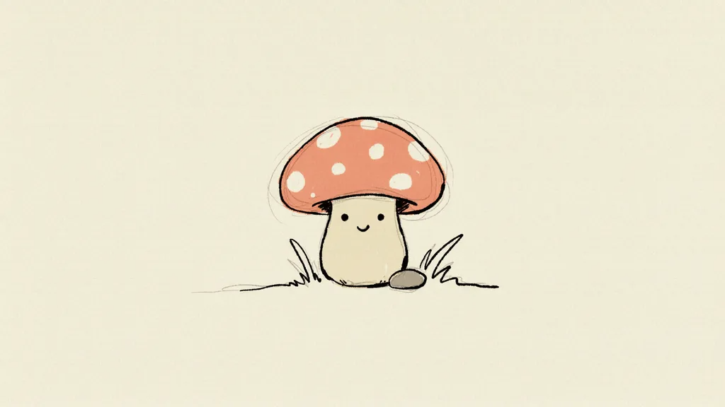Mushroom doodle