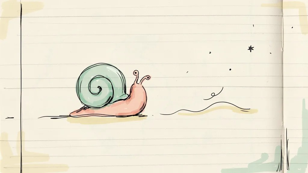 Snail doodle