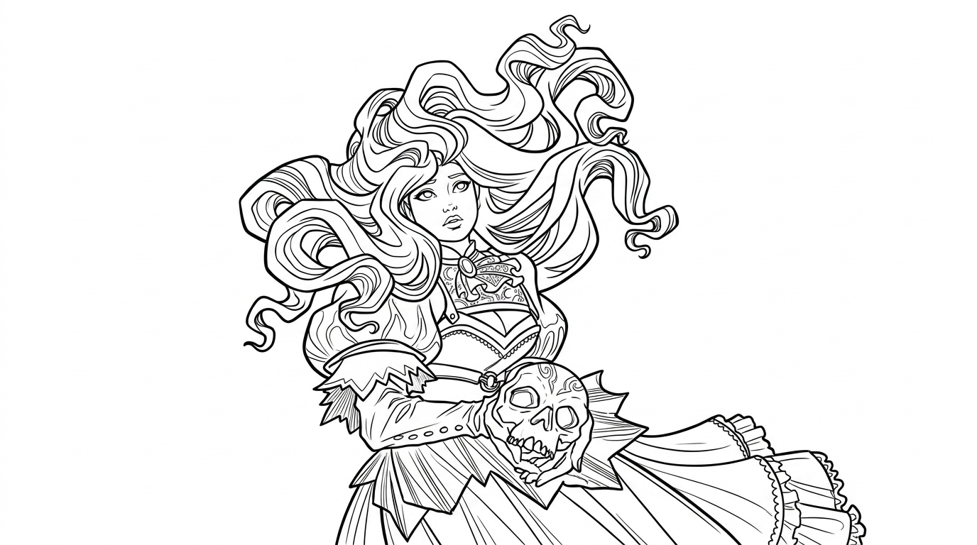 drawing of Gothic Fantasy Heroes.