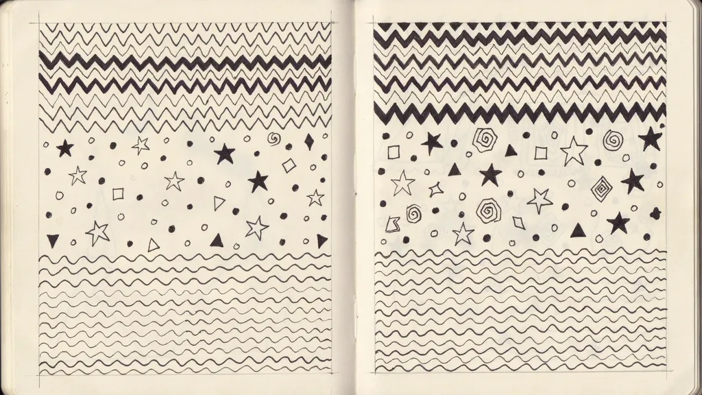 Easy doodle patterns