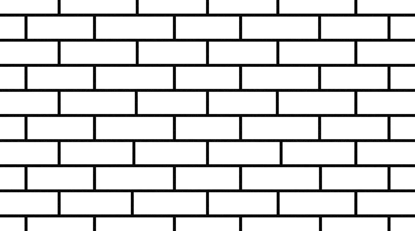 Brick block Zentangle pattern.
