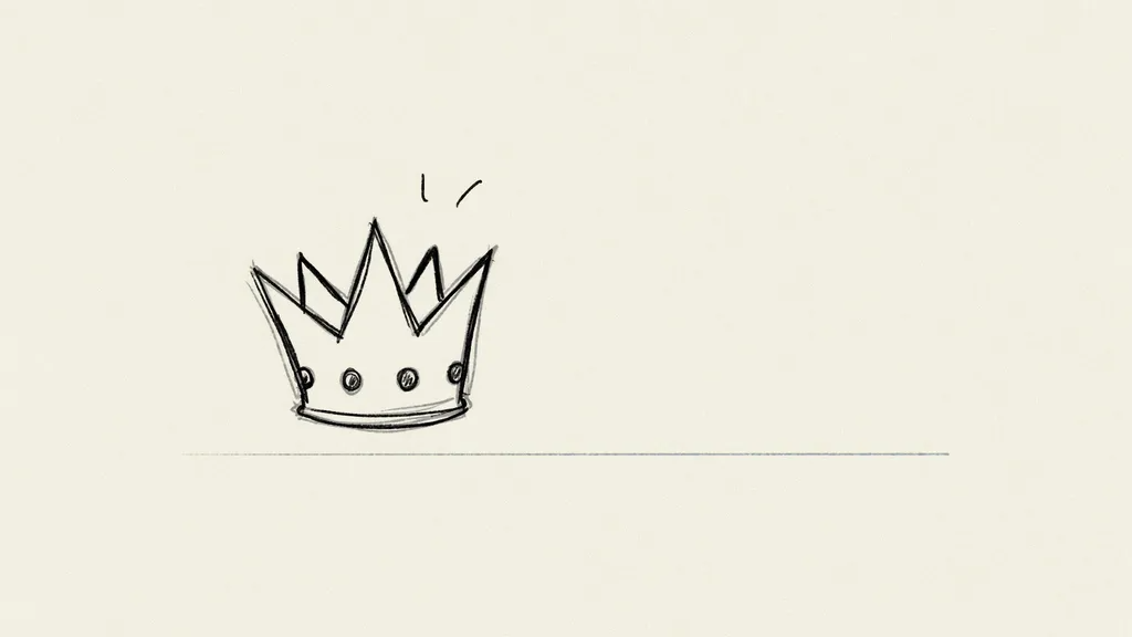 Crown doodle