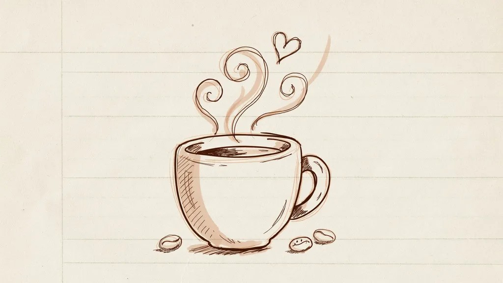 Coffee cup doodle