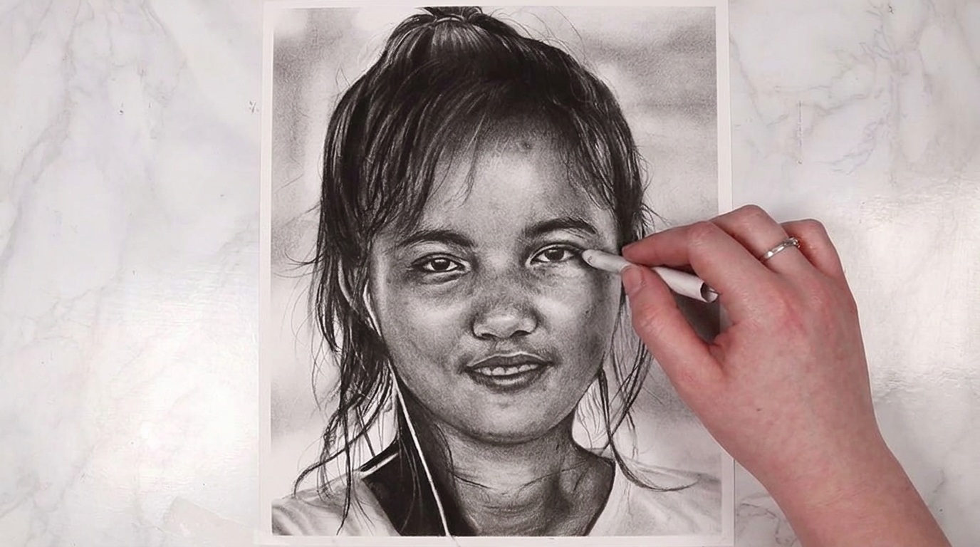 image showing blending sketch drawing.