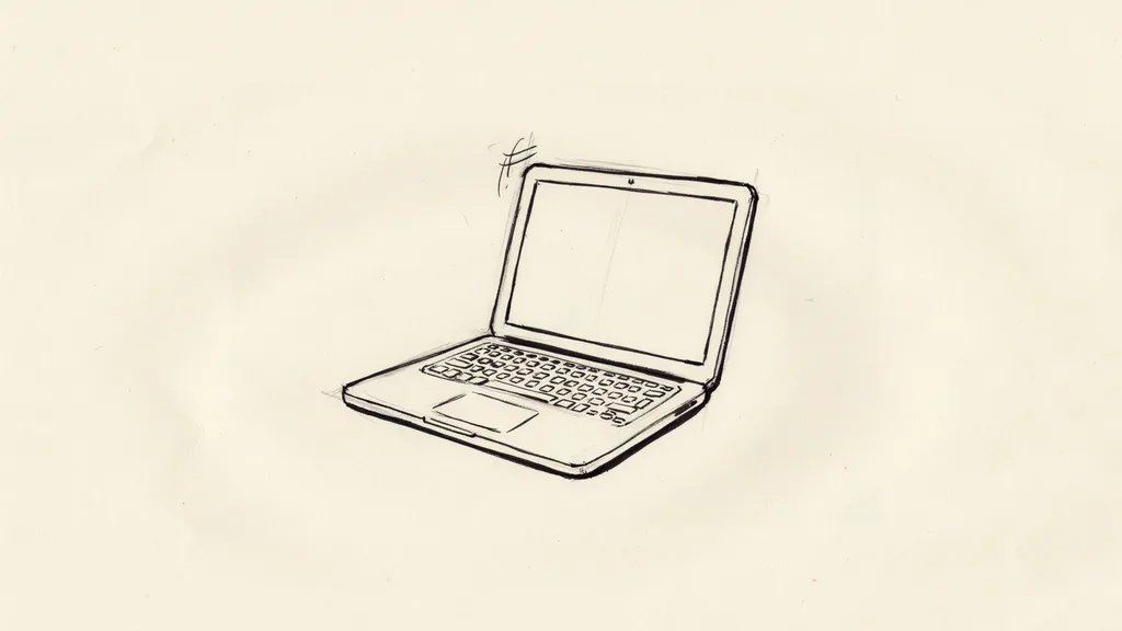 Laptop doodle