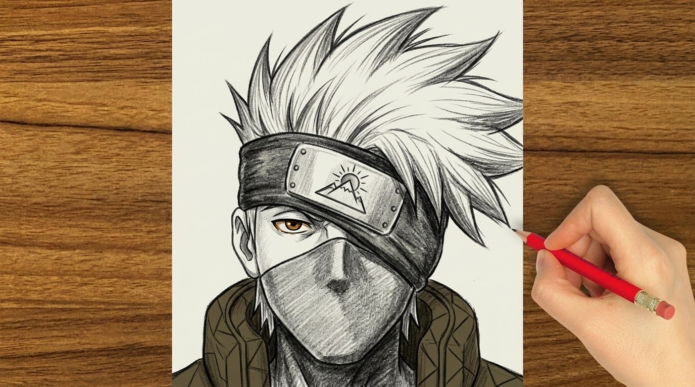 image of easy anime drawing.